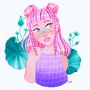 Mi proyecto del curso: Retrato de personajes estilo cartoon con Procreate. Un projet de Conception de personnages, Illustration numérique, Dessin numérique , et Peinture numérique de Guie Xhuuba - 22.12.2023
