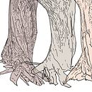 Tree views of the same tree. Fine Arts, and Digital Drawing project by Rodney Warren - 11.20.2023