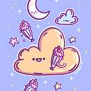 Mi proyecto del curso: Diseño de mundos kawaii: crea ilustraciones alegres. Un proyecto de Diseño de personajes, Ilustración digital y Manga de Dafne Aguilera - 25.12.2023
