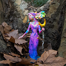 Moon. Un proyecto de Diseño de personajes, Artesanía, Bellas Artes, Escultura y Concept Art de dafne_1 - 23.12.2023