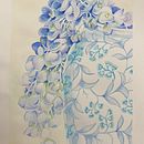 Blue vase. Een project van Aquarelschilderen van Narnia D - 27.12.2023