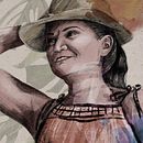 Mi proyecto del curso: Retrato ilustrado con Procreate. Traditional illustration, Vector Illustration, Digital Illustration, and Portrait Drawing project by Darmy Riveros - 12.26.2023