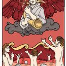Mi proyecto del curso: Ilustración para el Tarot: Creando tu estilo propio. Desenho, Ilustração digital e Ilustração com tinta projeto de Francisco Bravari - 28.12.2023