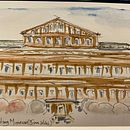 My project for course: Expressive Architectural Sketching with Colored Markers. Sketching, Drawing, Architectural Illustration, Sketchbook & Ink Illustration project by Rodney Warren - 12.28.2023