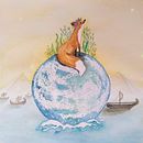 Mi proyecto del curso: Técnicas de acuarela para ilustraciones de ensueño. Un projet de Illustration traditionnelle, Dessin, Aquarelle et Illustration éditoriale de Fernanda García Alba - 28.12.2023