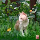 Mi proyecto del curso: Mujer con Paraguas + Mi Lorenzo en el Jardín Ein Projekt aus dem Bereich Traditionelle Illustration, Digitale Illustration, Digitale Zeichnung und Digitale Malerei von Cezé Ilustraciones - 01.01.2024