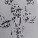 Mi proyecto del curso: Diario de dibujo: crea personajes fantásticos. Een project van Ontwerp van personages,  Schetsen, Tekening met potlood,  Tekening y Sketchbook van adgacar1 - 29.12.2023