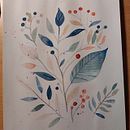 My project for course: Artistic Floral Watercolor: Connect with Nature. Ilustração tradicional, Pintura, Pintura em aquarela e Ilustração botânica projeto de magdalena_e_malinowska - 29.12.2023