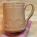 My project for course: Stamp Making for Textured Pottery. Un projet de Artisanat, Beaux Arts, Décoration, Céramique , et DIY de Jessie Van Overmeer - 30.12.2023