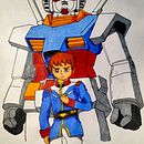 Mi proyecto del curso: Coloreado con marcadores para dibujo manga. Projekt z dziedziny Trad, c, jna ilustracja, Komiks, Teoria barw i Manga użytkownika Jodie Rey Romero - 28.12.2023