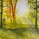 My project for course: Dreamy Watercolor Landscapes: Paint with Light. Painting, and Watercolor Painting project by rferron90 - 12.29.2023