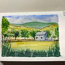 Mon projet du cours : Carnet de voyage à l’aquarelle. Un projet de Illustration traditionnelle, Aquarelle, Illustration architecturale , et Carnet de croquis de ainhoa_13 - 30.12.2023