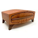 Jewelry box from reclaimed redwood timber. Arts, Crafts, Product Design, and Woodworking project by MARK WRONSKI - 04.10.2023