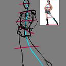Mi proyecto del curso: Ilustración de personajes dinámicos. Un proyecto de Diseño de personajes, Cómic, Creatividad, Dibujo, Dibujo digital e Ilustración digital de ÆTER - 31.12.2023