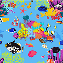 Reef Pattern Collection. Un proyecto de Diseño, Ilustración tradicional, Pattern Design y Estampación de Alice Souza - 02.01.2024