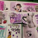 Il mio progetto del corso: Quaderno creativo: sperimenta con collage, stamping e découpage . % nunzia78 tarafından hazırlanan Geleneksel illüstras, on, Kolaj, Kağıt El Sanatları, Ve Eskiz defteri projesi - 01.01.2024