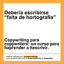 Mi proyecto del curso: Copywriting para copywriters. Advertising, Cop, writing, Stor, telling, and Communication project by Gonzalo - 01.03.2024
