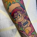 Mi proyecto del curso: Técnicas de color para tatuajes... Un proyecto de Ilustración tradicional, Dibujo, Ilustración digital, Diseño de tatuajes y Dibujo digital de Jonathan Garcia - 31.12.2023