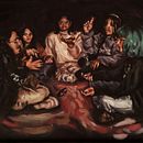 El Círculo de la Mirada. Fine Arts, and Oil Painting project by Johan Gómez - 08.01.2024