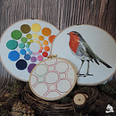 Malen mit Garn . Broderie, Ilustrație tradițională și Design textil de Teresita Moraila - 01.04.2024