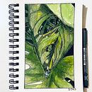 Mi proyecto del curso: Diario ilustrado: llena tu sketchbook de vivencias. Un proyecto de Ilustración tradicional, Bocetado, Dibujo, Sketchbook e Ilustración con tinta de nuria alcaraz - 04.01.2024