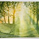 My project for course: Dreamy Watercolor Landscapes: Paint with Light. Projekt z dziedziny  Malarstwo i Malowanie akwarelą użytkownika Charlotte Gardner - 05.01.2024