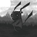 Pikachu + Tema de Terror  . Ilustrasi tradisional & Ilustrasi Digital proyek oleh Fabio Praeiro Ordonio Junior - 01.05.2024