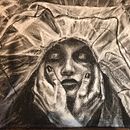 woman in veil . % Helen Korengold tarafından hazırlanan Güzel sanatlar projesi - 01.06.2024