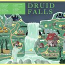 My project for course: Creative Gameplay Maps: Illustrate a Fantasy World. Een project van Traditionele illustratie, Digitale illustratie y Redactionele illustratie van Marguerite Cousins - 06.01.2024