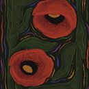 Papaveri. Projekt z dziedziny Ilustracja c i frowa użytkownika Marina - 07.01.2024