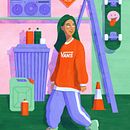 Mój projekt z kursu: Kolorowe ilustracje cyfrowe w Procreate. Un projet de Dessin, Illustration numérique , et Dessin numérique de Anastasia Gordeeva - 09.01.2024