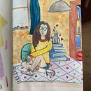 My project for course: Sketchbook Exercises for Artistic Growth Ein Projekt aus dem Bereich Traditionelle Illustration, Bildende Künste, Skizzenentwurf, Zeichnung und Sketchbook von katherinekleaf - 09.01.2024