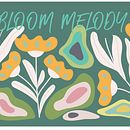 Bloom Melody Collection by ILKA Z.V. . % Ilka Zuijderland Varnes tarafından hazırlanan Grafik Tasarım, Ürün Tasarımı, Desen Tasarımı, Dijital İllüstras, Ve on projesi - 01.09.2024