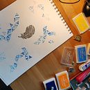 My project for course: Carved Stamps for Illustrated Compositions . Ilustrație tradițională, Arte și meșteșuguri, Arte plastice și Tipărire de marchingflying - 01.11.2024