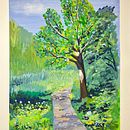 My project for course: Landscape Painting with Gouache for Beginners. Un progetto di Belle arti, Pittura, Illustrazione naturalistica e Pittura gouache di Jennifer Elaine - 12.01.2024