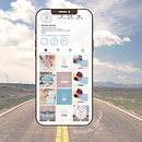 Diseño de feed de Instagram con Canva. Un projet de Design graphique, Marketing, Réseaux sociaux, Instagram , et Conception numérique de sofiabrattoli - 13.01.2024