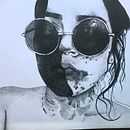 Puntillismo: Retrato. Een project van Traditionele illustratie van Alondra Mendoza - 14.01.2024