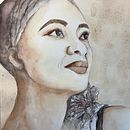 Mon projet du cours : Portrait à l'aquarelle d'après une photo. Projekt z dziedziny Trad, c, jna ilustracja, Malowanie akwarelą i Portret użytkownika Corine Delpech-Delmond - 14.01.2024
