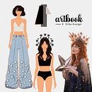 Mi proyecto del curso: Artbook de moda: crea figurines en Adobe Illustrator. Traditional illustration, Graphic Design, Vector Illustration, Fashion Design, Digital Illustration, and Fashion Illustration	 project by Erika Arango - 01.14.2024