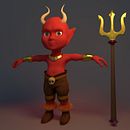 Little Devil. Un proyecto de Modelado 3D, Diseño, Animación 3D, Diseño de personajes 3D, Motion Graphics, Diseño 3D y 3D de Alan Ocaña - 26.12.2023
