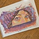 Mi proyecto del curso: Pintura de ojos al óleo: el alma del retrato. Un proyecto de Pintura y Pintura al óleo de Maribel Manzano - 22.01.2024