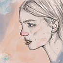 Mi proyecto del curso: Retrato ilustrado con Procreate. Projekt z dziedziny Trad, c, jna ilustracja, Grafika wektorowa, Ilustracja c, frowa i Portret użytkownika Micaela Schinetti - 15.01.2024