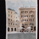 My project for course: Modern Techniques for Watercolor Cityscapes. Un proyecto de Pintura y Pintura a la acuarela de rekamingled - 15.01.2024