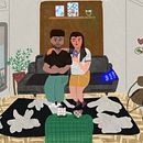Mi proyecto del curso: Historias ilustradas con Procreate: explora texturas y pinceles. Projekt z dziedziny Trad, c, jna ilustracja, Ilustracja c, frowa, R, sunek c, frow, Sketchbook i Narracja użytkownika Evelin Micaela Herrera - 13.01.2024