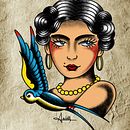 Mi proyecto del curso: Diseño de tatuajes estilo old school en Procreate. Un proyecto de Dibujo, Ilustración digital y Diseño de tatuajes de miltonadarotattoo - 14.01.2024