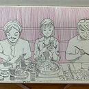 Mon projet du cours : Carnet de croquis : illustrez vos expériences personnelles . % kdwzznt9m2 tarafından hazırlanan Geleneksel illüstras, on, Eskiz çizimi, Çizim, Eskiz defteri, Mürekkep İllüstras, Ve onu projesi - 01.16.2024