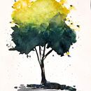Mi proyecto del curso: Paisajes naturales en acuarela. Un proyecto de Bellas Artes, Pintura y Pintura a la acuarela de Silvina Fernández - 17.01.2024
