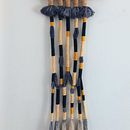 Mi proyecto del curso: Macramé: técnicas de tejido envuelto. Un proyecto de Artesanía, Decoración de interiores, Tejido, Macramé, Teñido Textil y Diseño textil de proyectoartesaniaidi - 14.01.2024