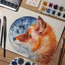 Mój projekt z kursu: Ekspresyjne portrety zwierząt w akwareli. Un progetto di Illustrazione tradizionale, Pittura ad acquerello, Disegno realistico e Illustrazione naturalistica di basia_b - 18.01.2024
