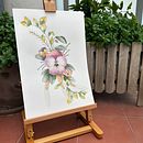Mi proyecto del curso: Técnicas artísticas para ilustración naturalista. Traditional illustration, Watercolor Painting, Acr, lic Painting, Botanical Illustration, Ink Illustration, and Colored Pencil Drawing project by creativadelibros - 01.18.2024